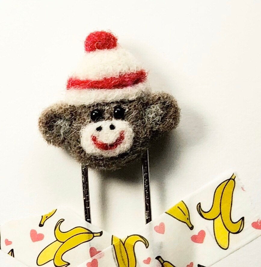 Monkey - Sock It To Me! Paper Clip