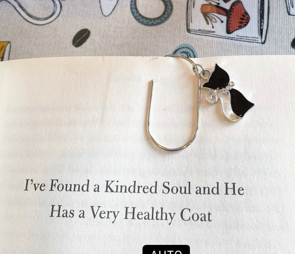 Fancy Cat Dangle Fauna Paper Clip Planner Clip