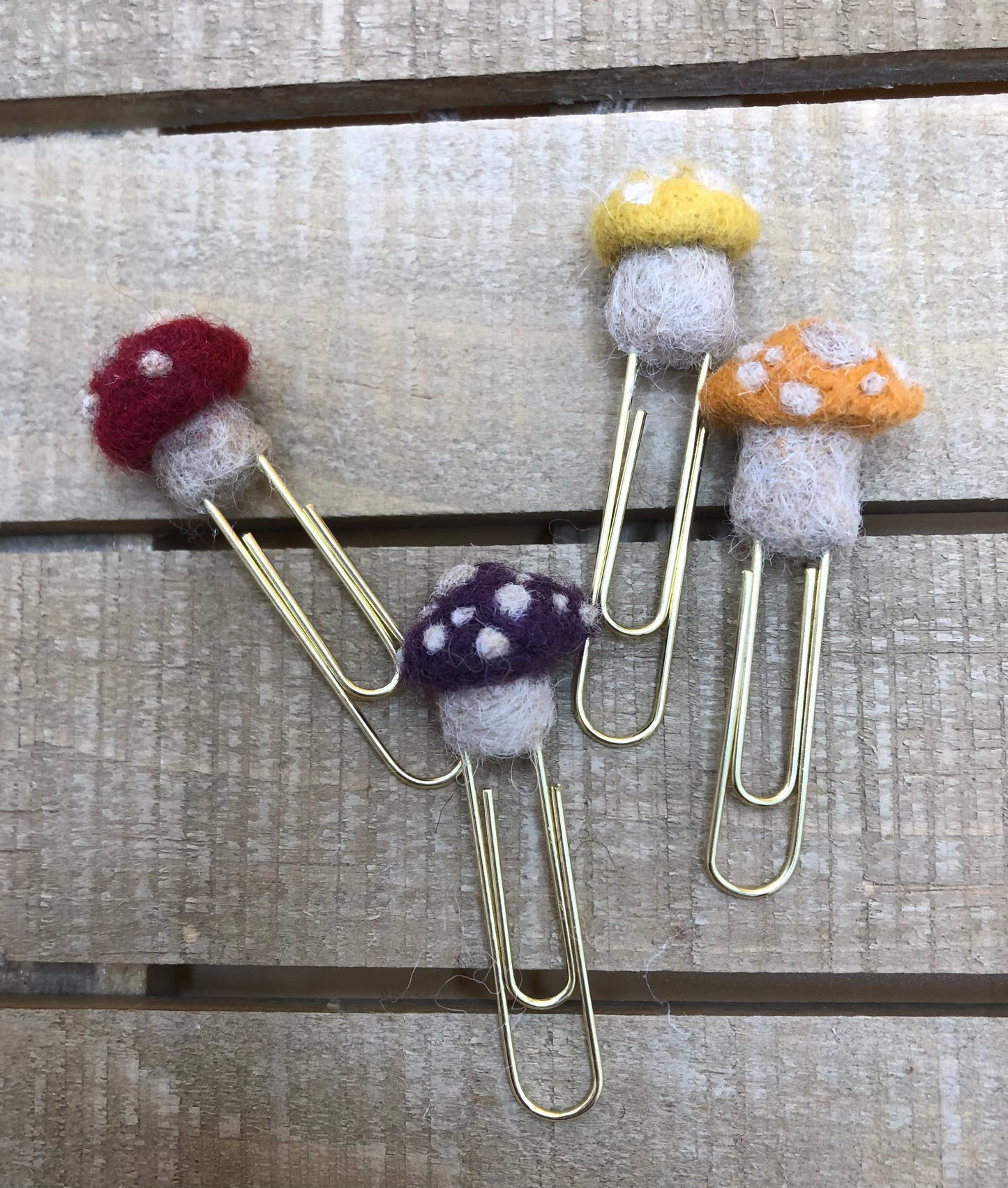 Mushrooms for Fall Paper Clip