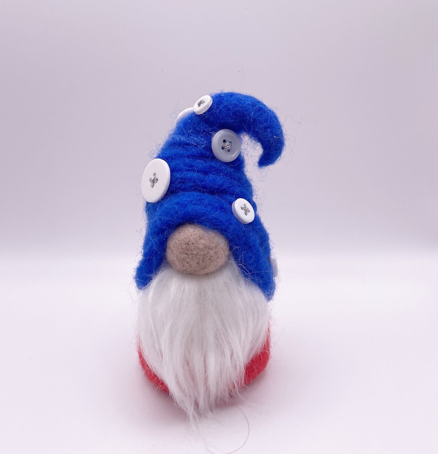 July 4th Gnome Needle Felted Figure