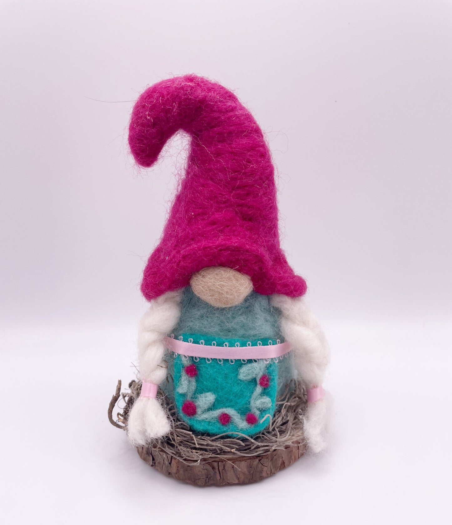 Esme the Forest Gnome Needle Felted Figure