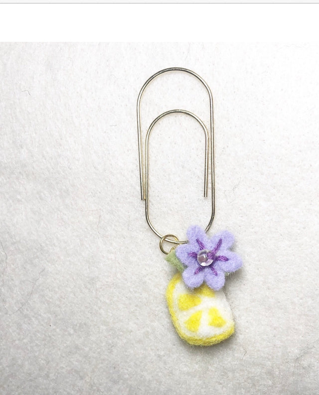 Lissette’s Lemon Flower Planner Charm