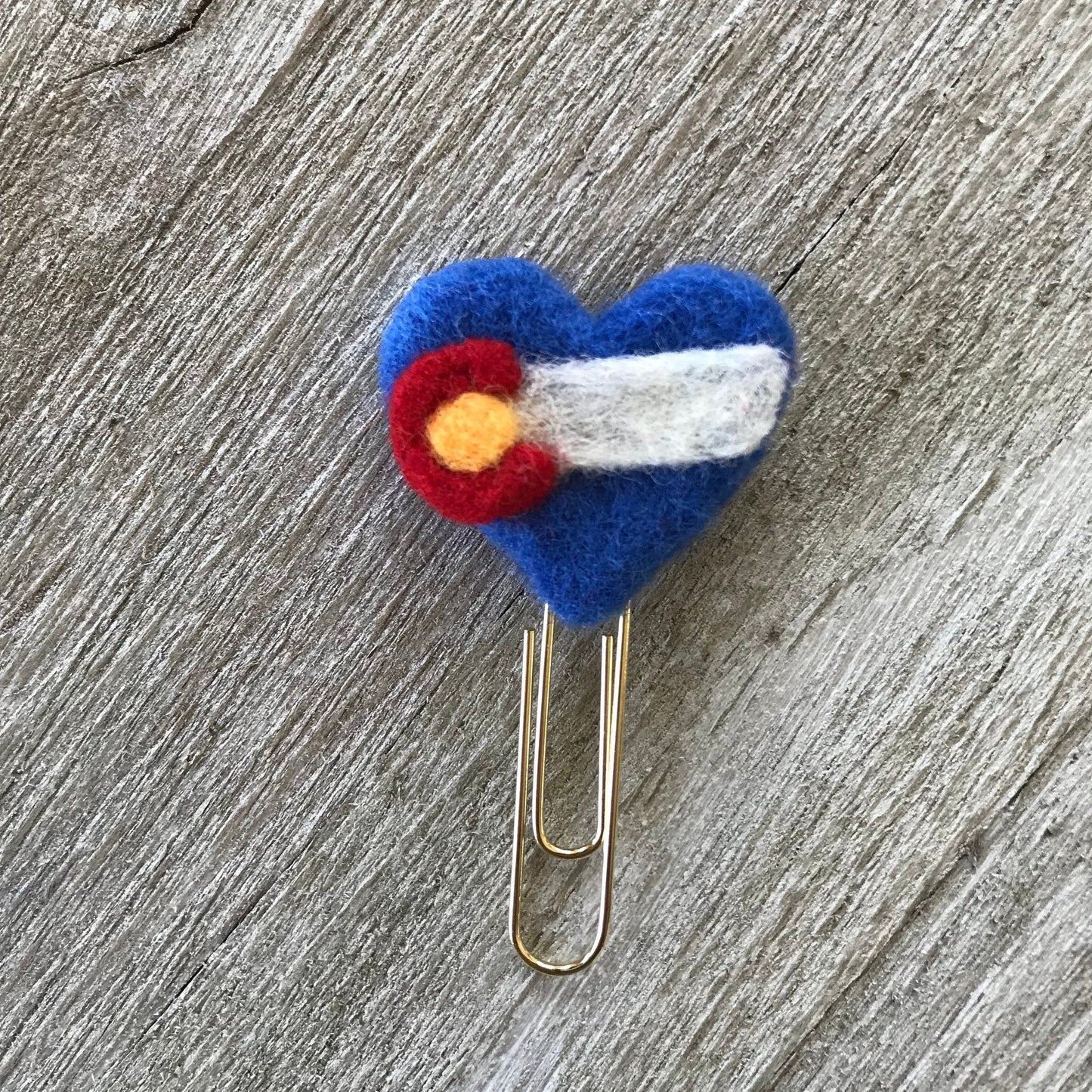 Colorado Heart Paper Clip
