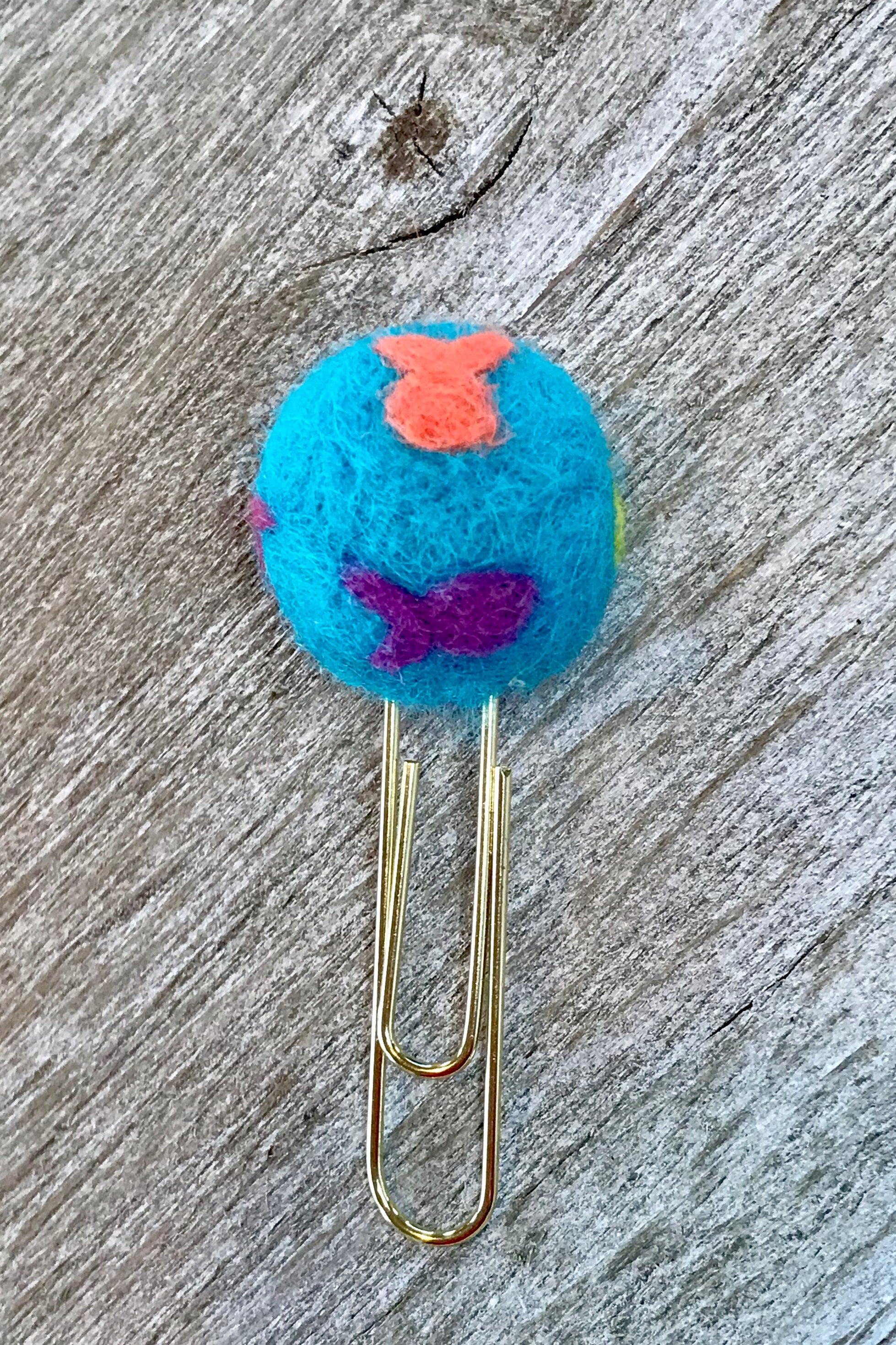 Fish Ball Wool Pom Paper Clip – The Woolly Planner