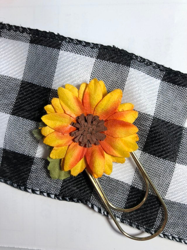 Sunflower Paper Clip
