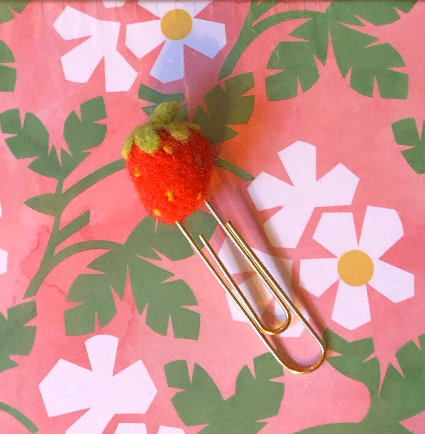 Carrie’s Strawberry Paper Clip